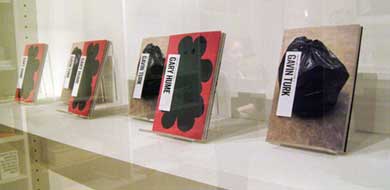 New Art Up-Close books designed by Graphic Thought Facility on show at the Design Museum